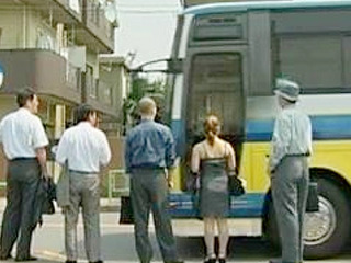 Japanese AV Actress Gets Down and Dirty with Two Strange Men During a Naughty Tea Ceremony in Tokyo